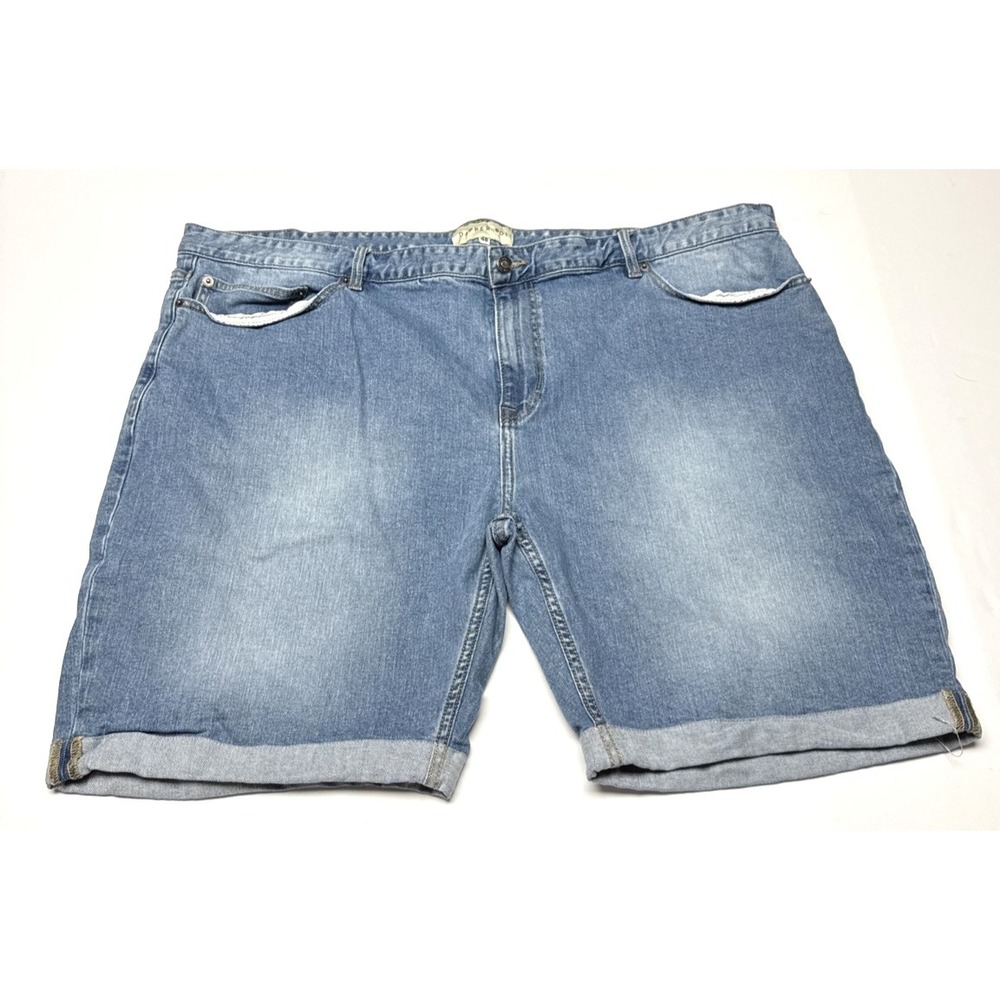 Dapper Boi Indigo Wash Jean Shorts Denim Size 48 Slim Fit